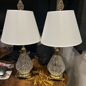 Vintage Table Lamps
Waterford Crystal Lismore Design Pattern mid century